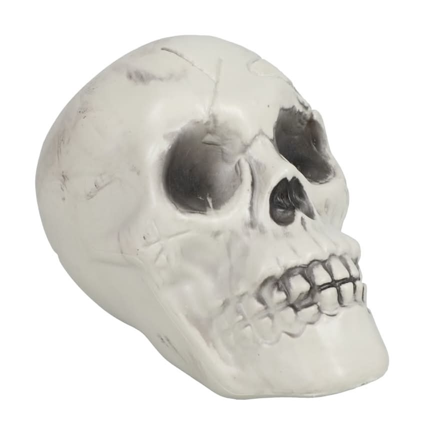 Plastic Halloween Skull Ornament
