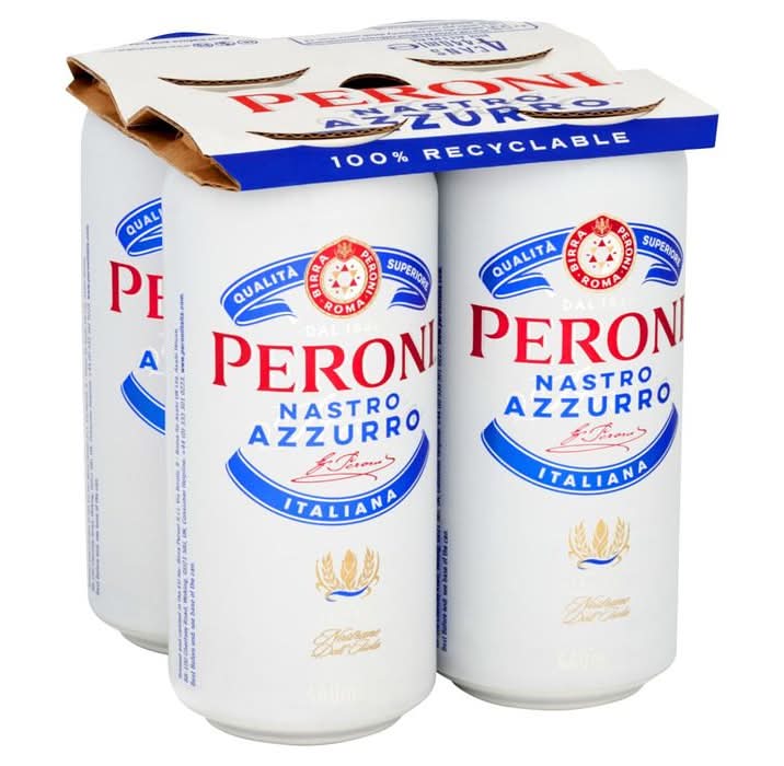 Peroni Nastro Azzurro 4 X 440ml (404871)