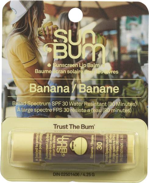 Sun Bum Spf 30 Banana Sunscreen Lip Balm (4.25 g)