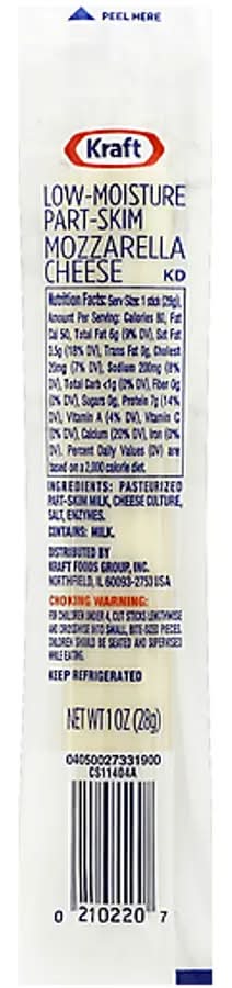 Kraft Mozzarella String Cheese