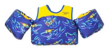 Speedo Splash Jammer Vest, Blue-Yellow