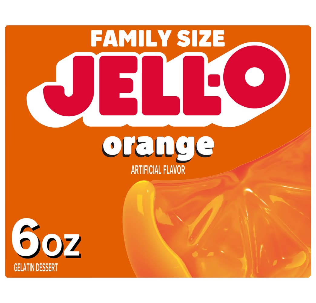 Jell-O Orange Flavor Gelatin Dessert (6 oz)