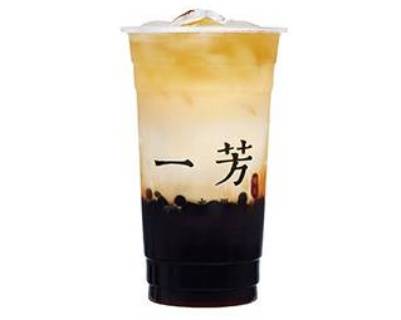 Black Sugar Pearl Oolong Tea Latte ⿊糖粉圓烏龍鮮奶茶
