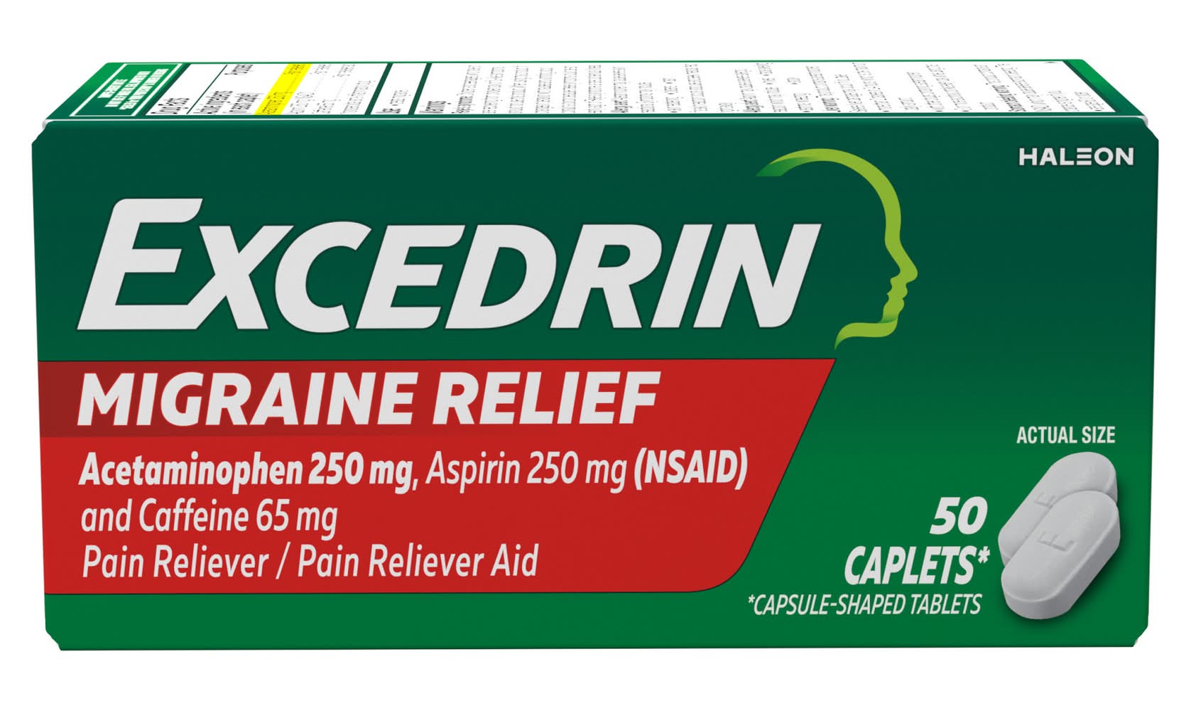 Excedrin Pain Reliever Aid (50 ct)