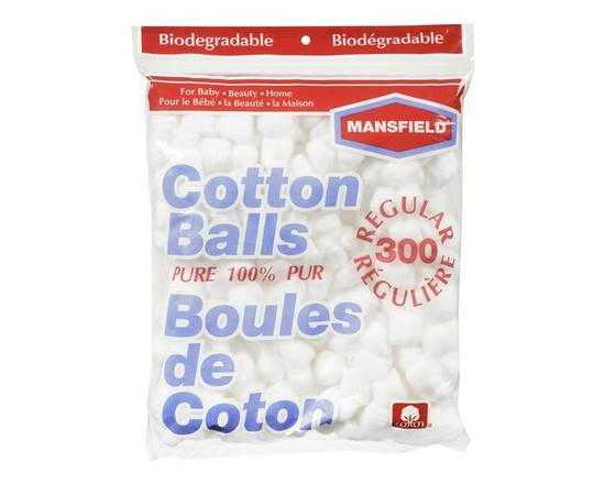 Mansfield · Régulier (300 un) - Regular cotton balls (300 units)