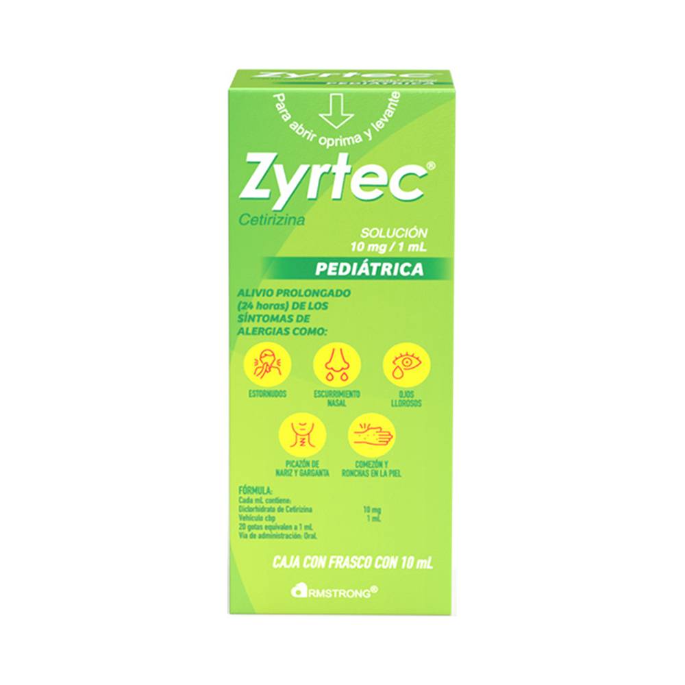 Armstrong · Zyrtec solución pediátrica (25 g)