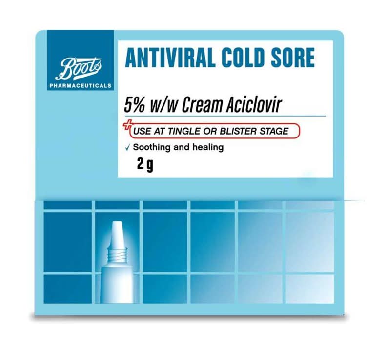 Boots Antiviral Cold Sore 5% W/W Cream (2g)
