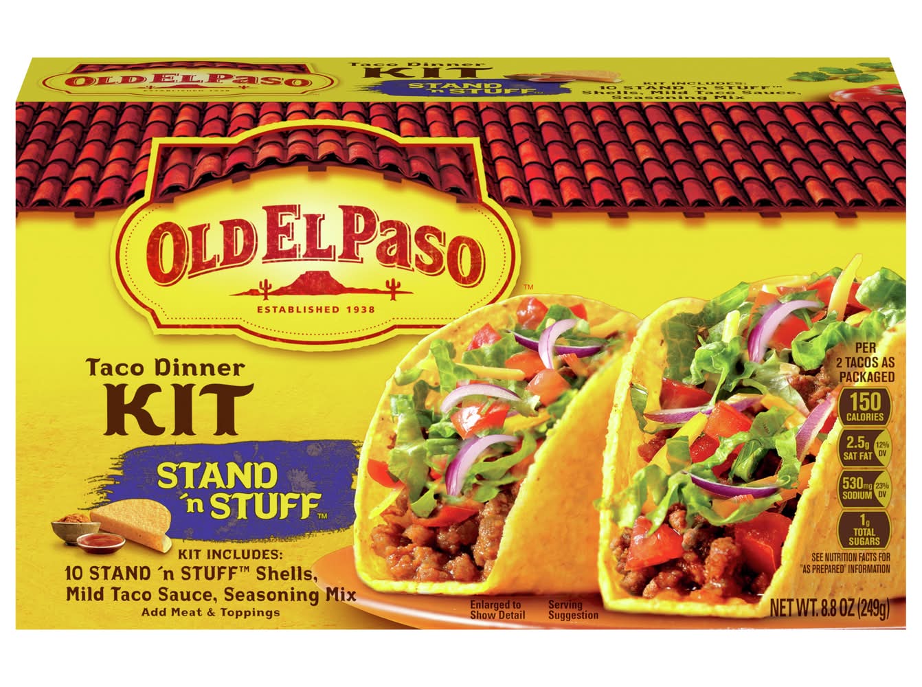 Old El Paso Stand 'N Stuff Taco Dinner Kit (8.8 oz, 10 ct)