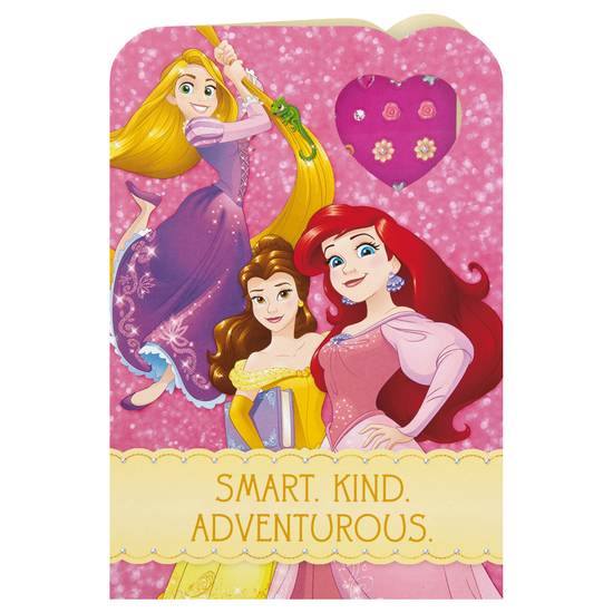 Hallmark Birthday Card For Kids Disney Princess Earring Stickers