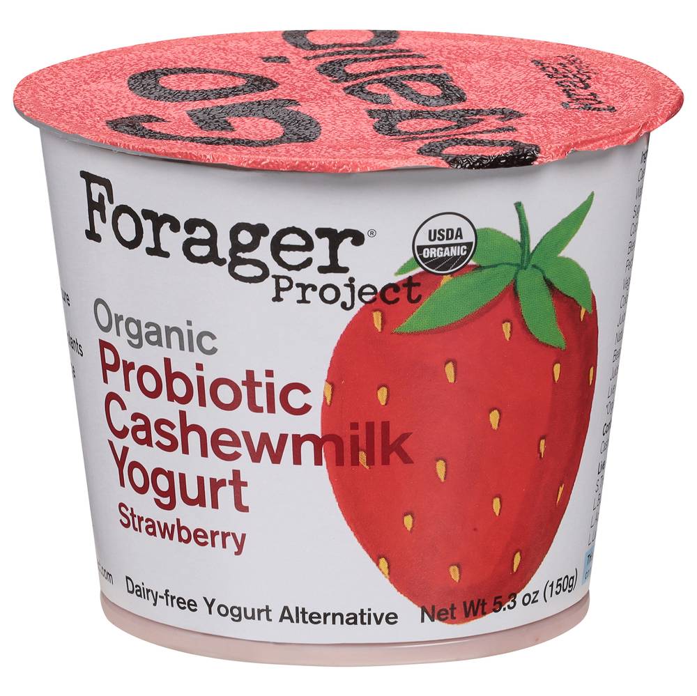 Forager Project Organic Probiotic Strawberry Yogurt (strawberry )