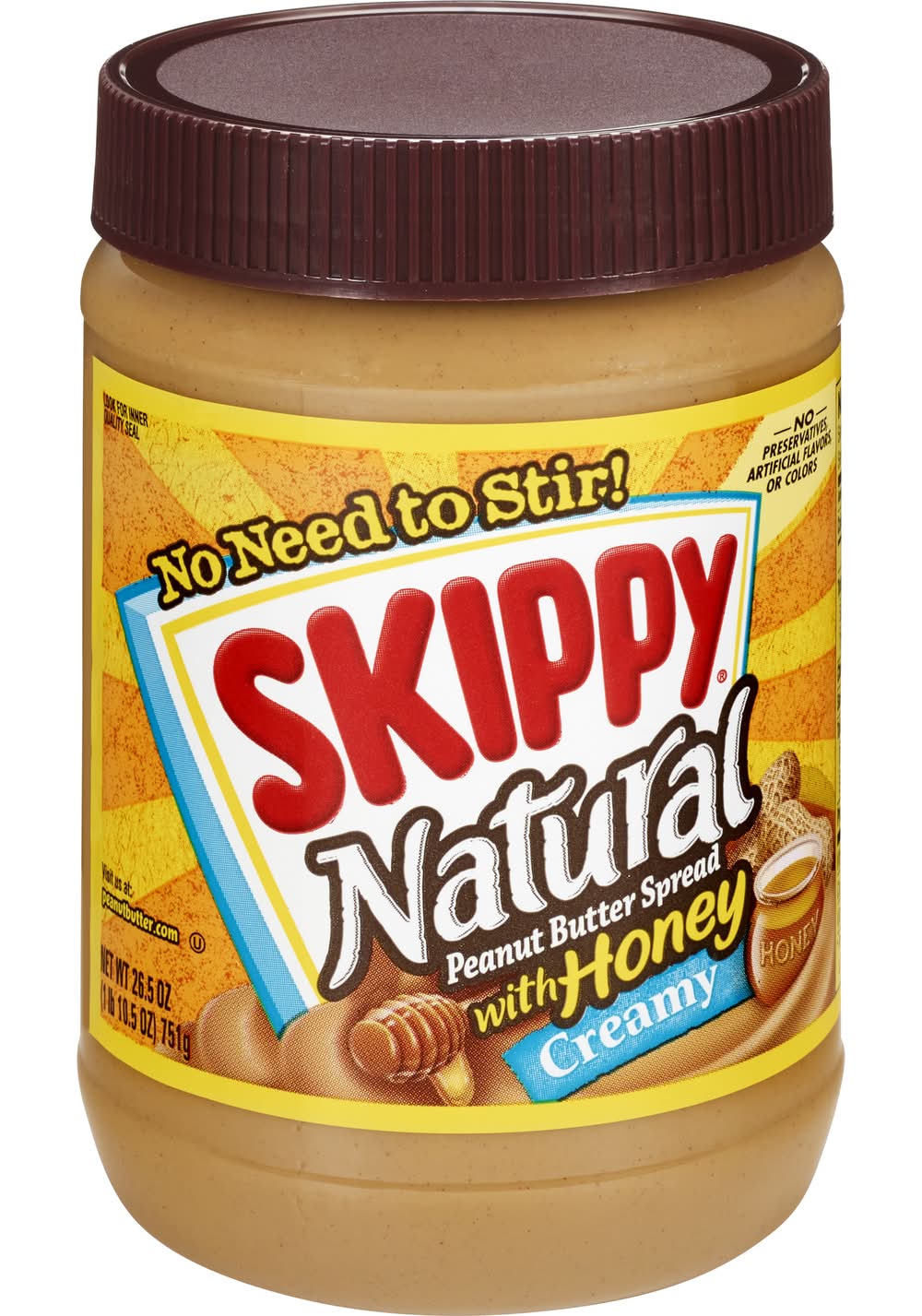 Skippy Creamy Peanut Butter With Honey (26.5 oz)