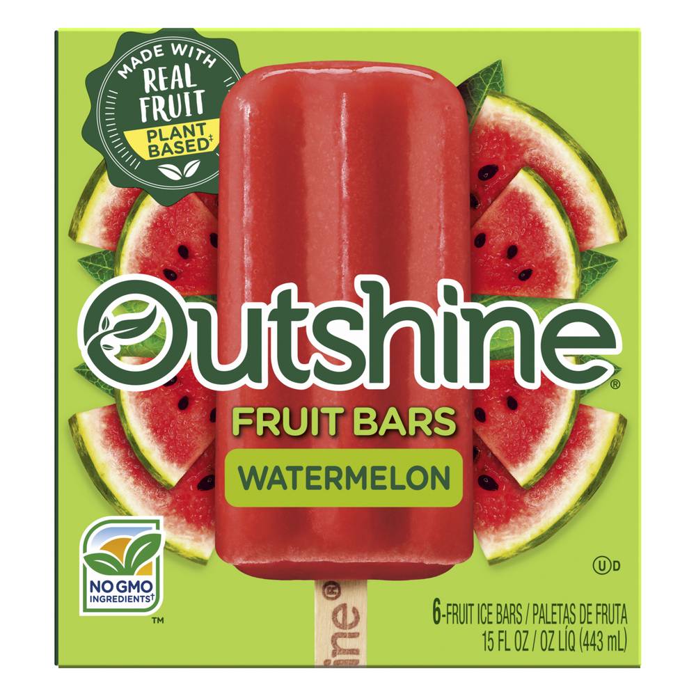 Outshine Watermelon Fruit Ice Bars (14.7 fl oz, 6 ct)