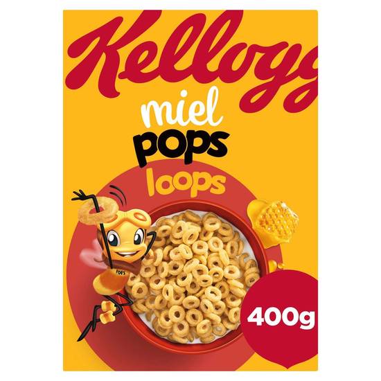 Kellogg''s Miel Pops Loops 400 g
