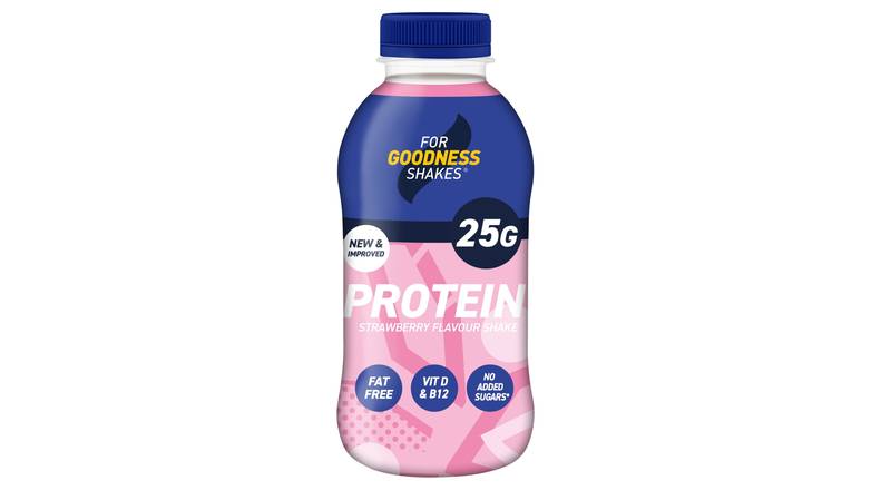 For Goodness Shakes Protein Strawberry 435ml
