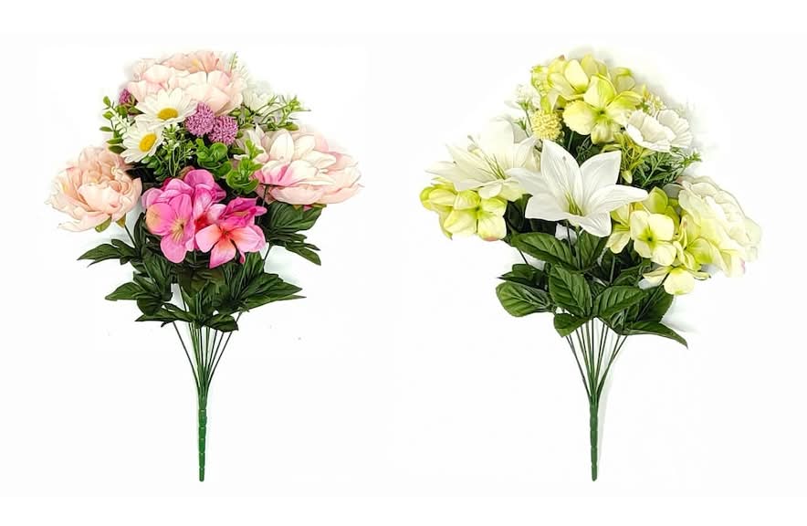 Artificial Floral Mix Bush, Assorted Styles, 1-ct.