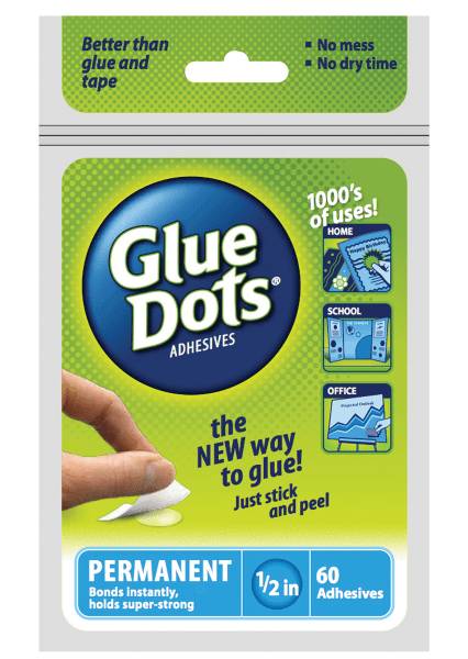 Glue Dots Permanent Blue