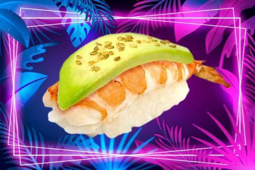 SUSHI / Crevettes avocat (x2)