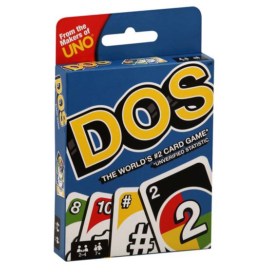Dos Card Game Ages 7+