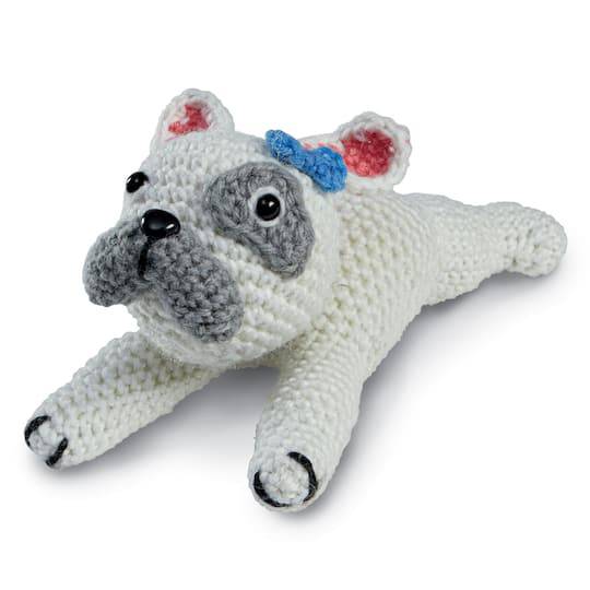 Loops & Threads Intermediate Bulldog Amigurumi Crochet Kit