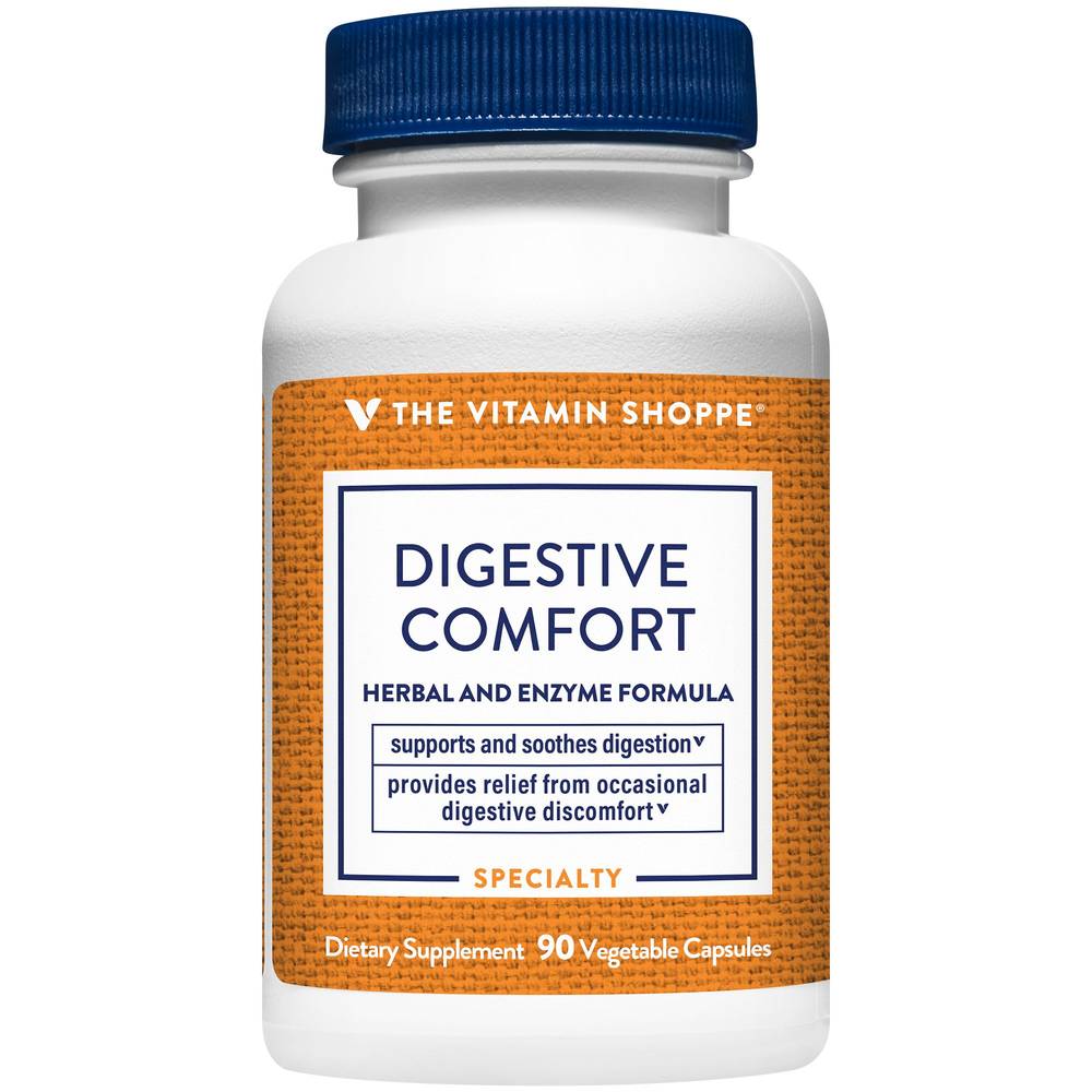 Digest Comfort - Enzyme Formula To Support Digestion (90 Vegetarian Capsules)