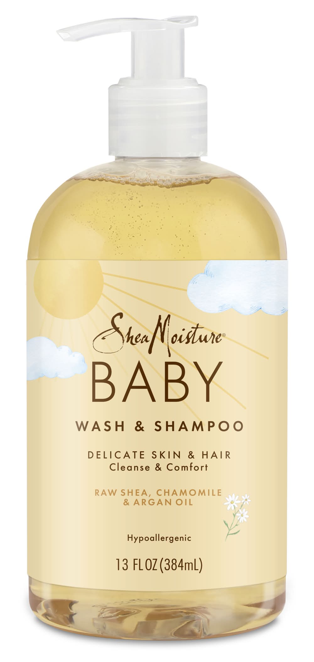SheaMoisture Raw Shea Chamomile & Argan Oil Baby Wash & Shampoo (13 oz)