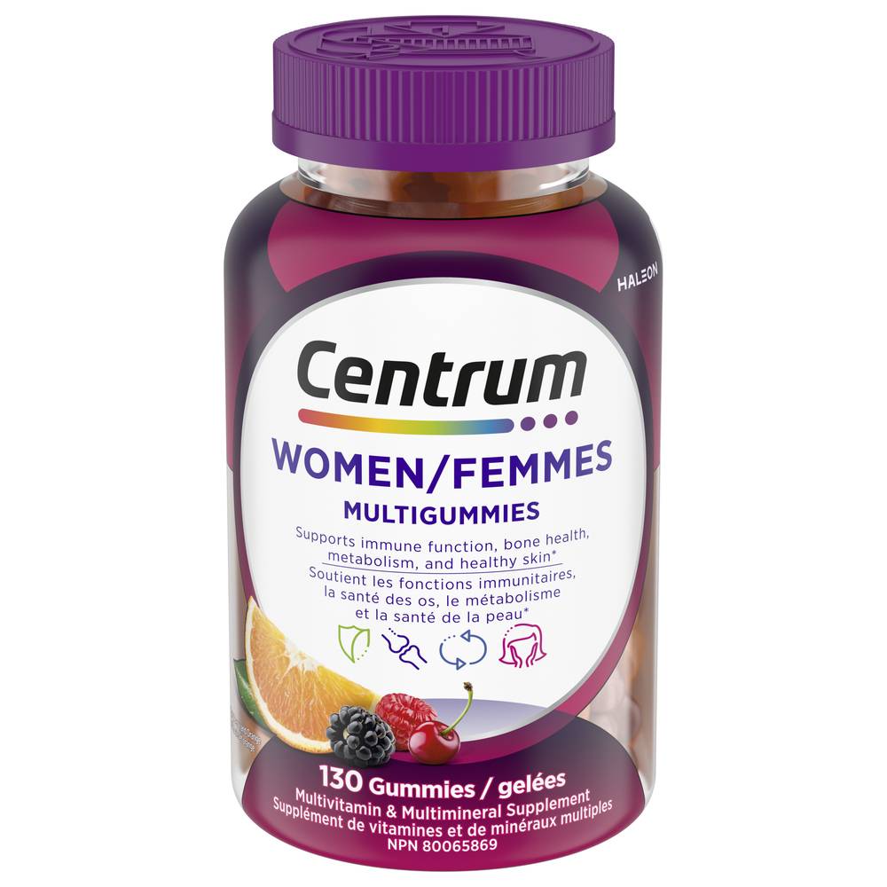 Centrum Womens Multivitamin With Calcium Multi Gummies (130 units)