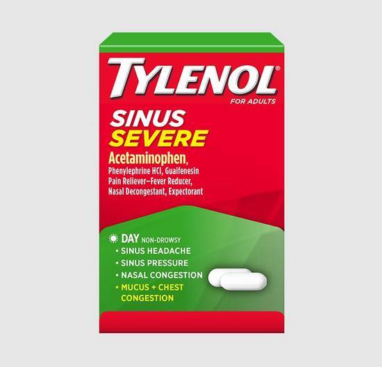Tylenol Sinus Severe Caplets 6-Count