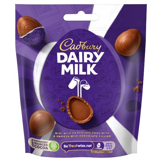 Cadbury Dairy Milk Chocolate Egg Bag (77g)