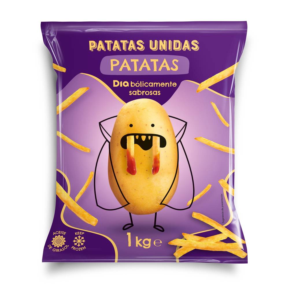 Patatas Prefritas Patatas Unidas Dia Bolsa 1 Kg