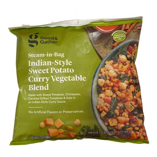 Good & Gather Indian Style Sweet Potato Curry Vegetable Blend