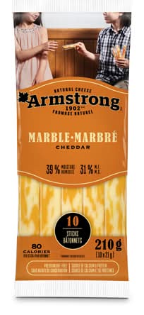 Armstrong Cheese Sticks, Marble Cheddar (21 g, 10 ct)