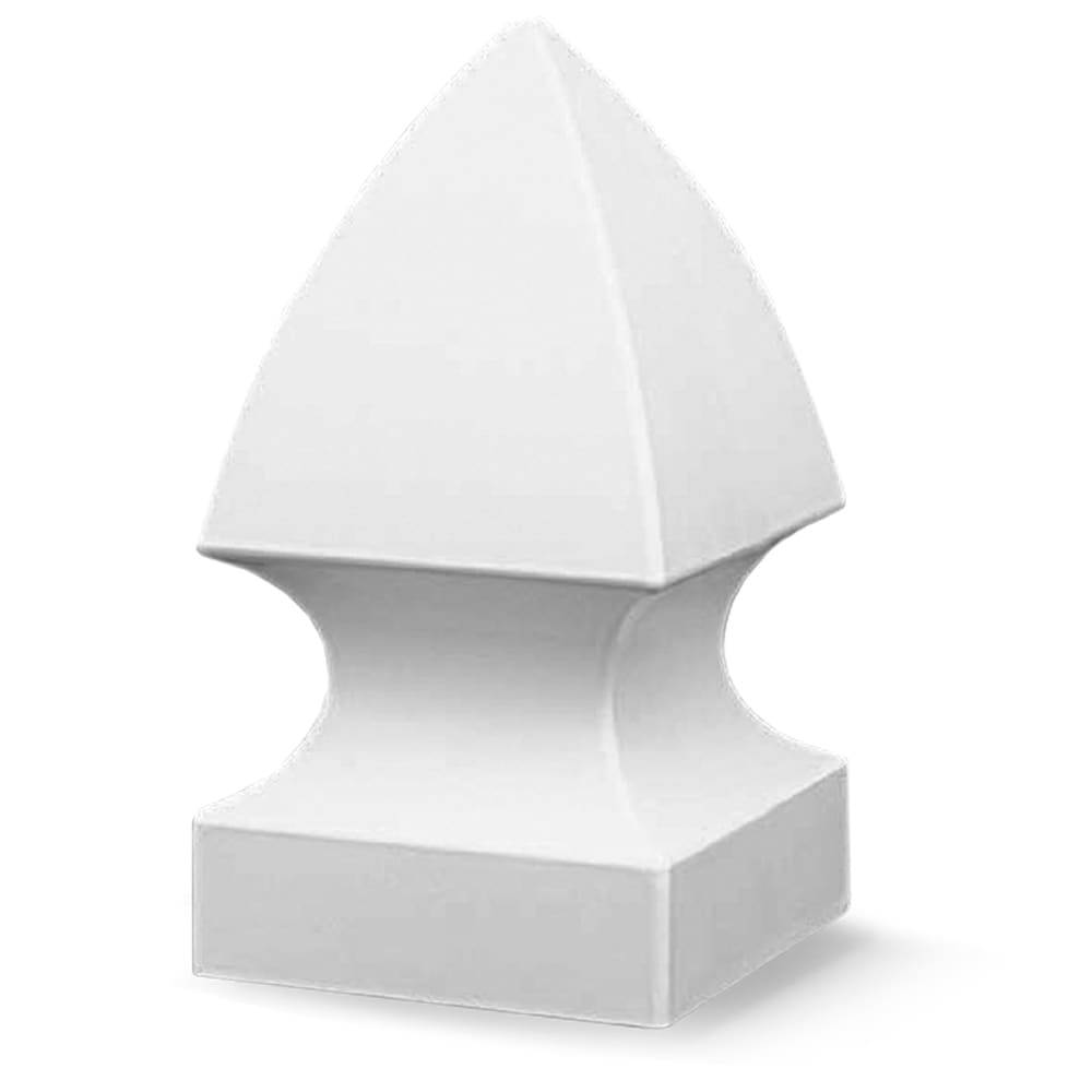 Freedom 5-in W x 5-in L White Vinyl Fence Post Cap- Fits Common Post Measurement: 5-in x 5-in | 73013957