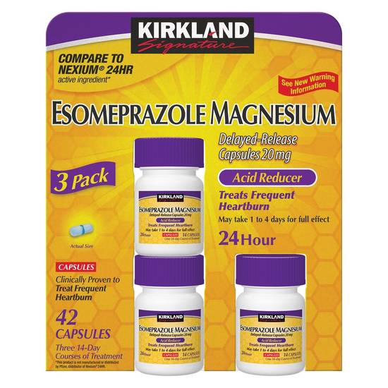 Kirkland Signature Esomeprazole 20 mg Capsules (42 ct)