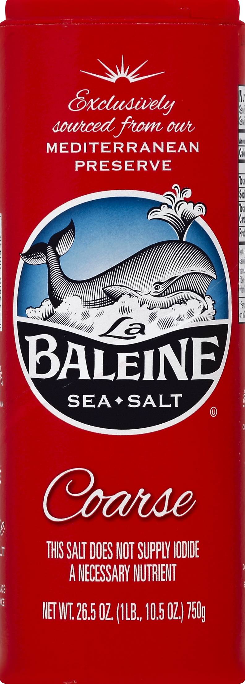 La Baleine Sea Salt Coarse (1.66 lbs)