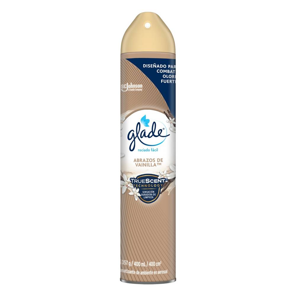 Glade · Aromatizante en aerosol, abrazos de vainilla (400 ml)