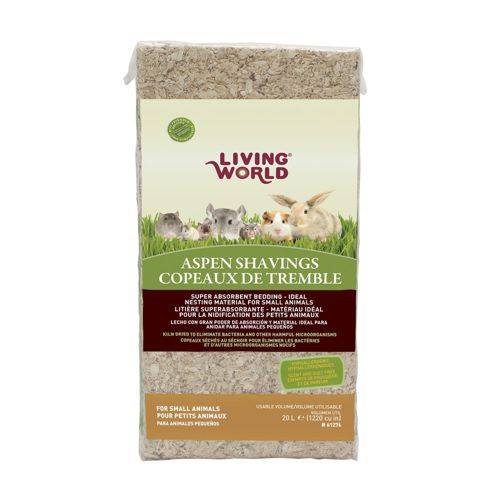 Living world copeaux de tremble (20l) - aspen shavings (20l)