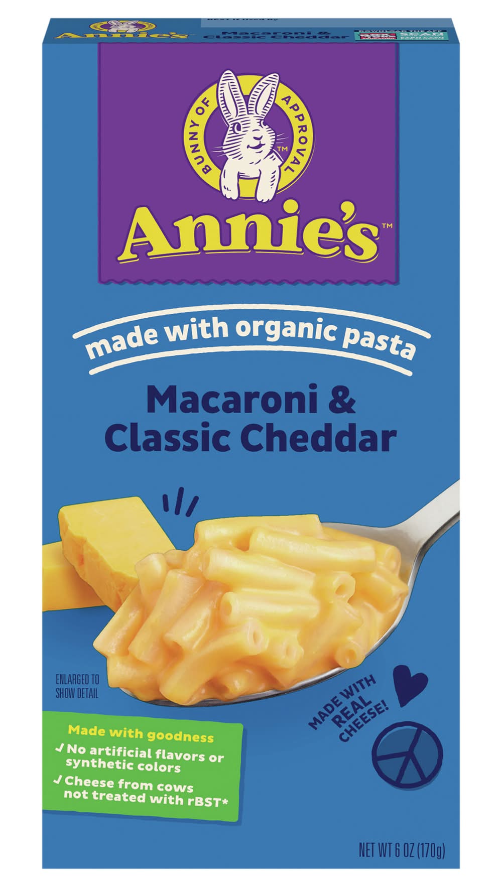 Annie's Classic Cheddar Macaroni & Cheese (6 oz)
