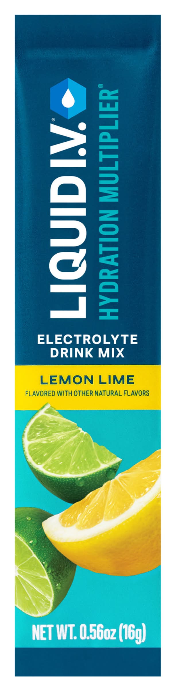 Liquid I.V. Hydration Multiplier Electrolyte Drink Mix, Lemon Lime (0.56 oz)