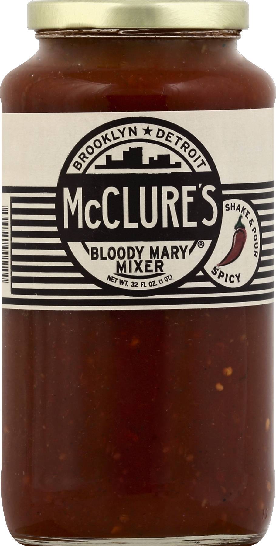 Mc Clure's Spicy Bloody Mary Mixer (32 fl oz)