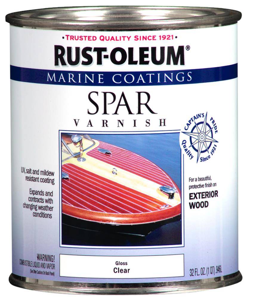 Rust-Oleum Marine Coatings Spar Varnish Gloss Clear Oil-based Marine Varnish (1-quart) | 207008