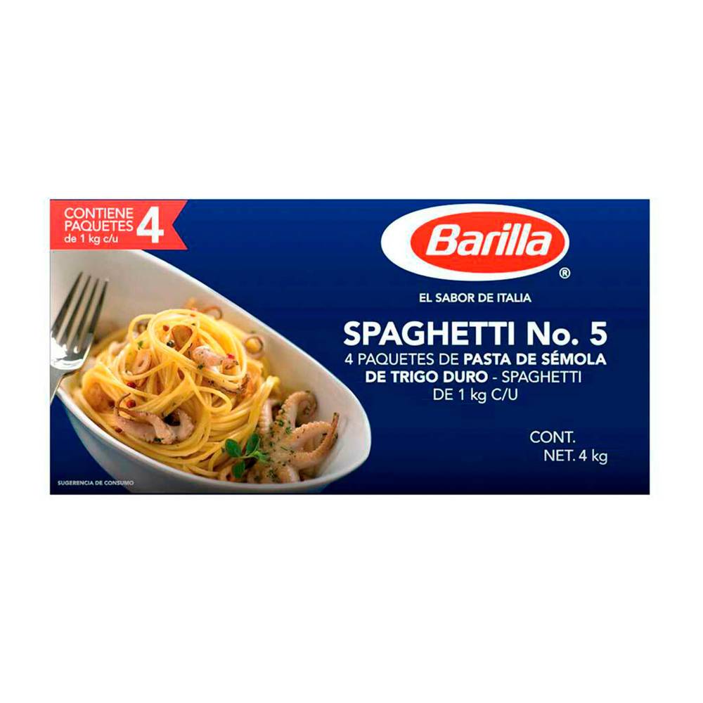 Barilla · Spaghetti no. 5 (4 kg)