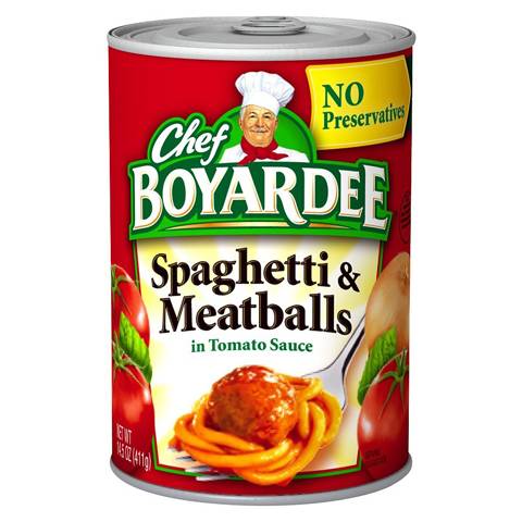 Chef Boyardee Spaghetti & Meatballs 14.5oz