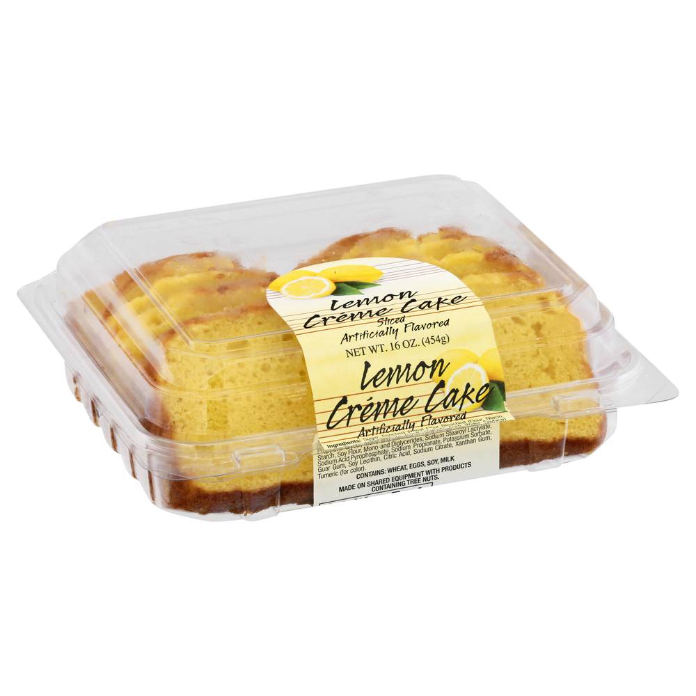 Olson's Baking Company Sliced Lemon Creme Cake