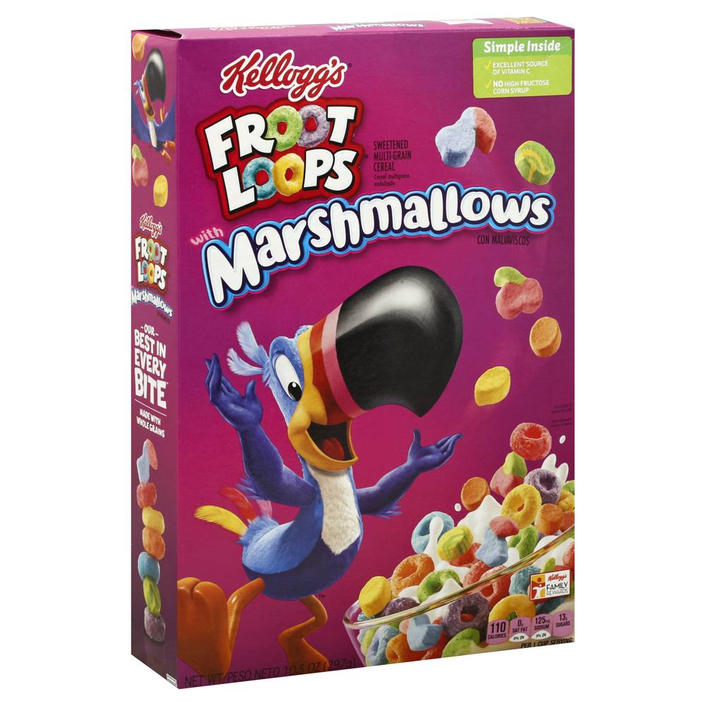 Kellogg's Froot Loops With Marshmallows Cereal