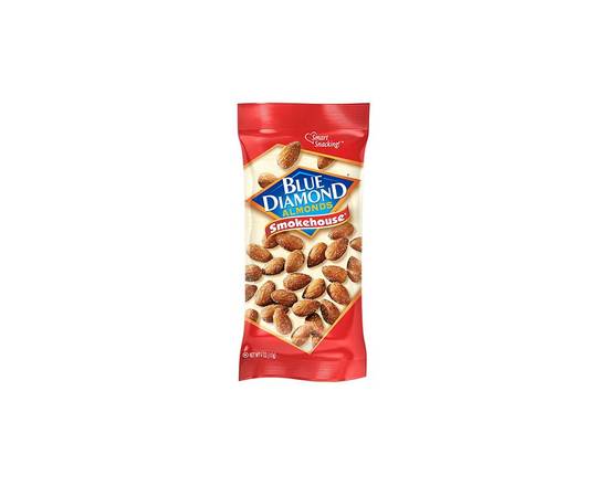 Order Blue Diamond Almonds Smokehouse 4oz food online from Chevron Extramile store, Everett on bringmethat.com