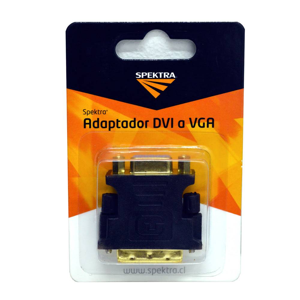 Spektra Adaptador de DVI-I macho a VGA hembra