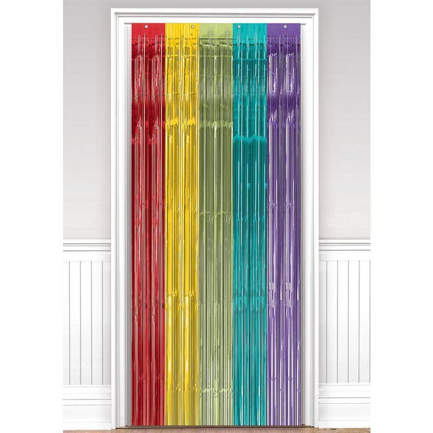 Party City Doorway Curtain (unisex/36 in x 96 in/multicolor)