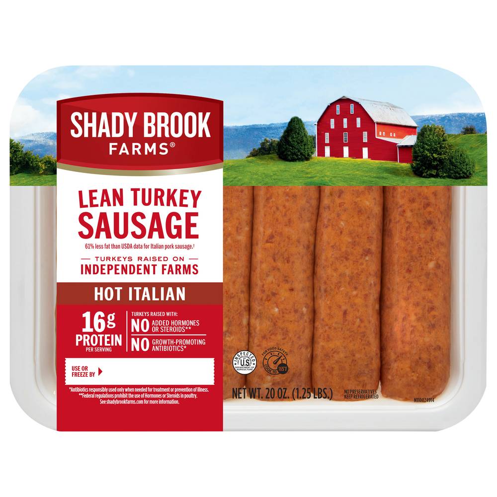 Shady Brook Farms Lean Hot Italian Turkey Sausage