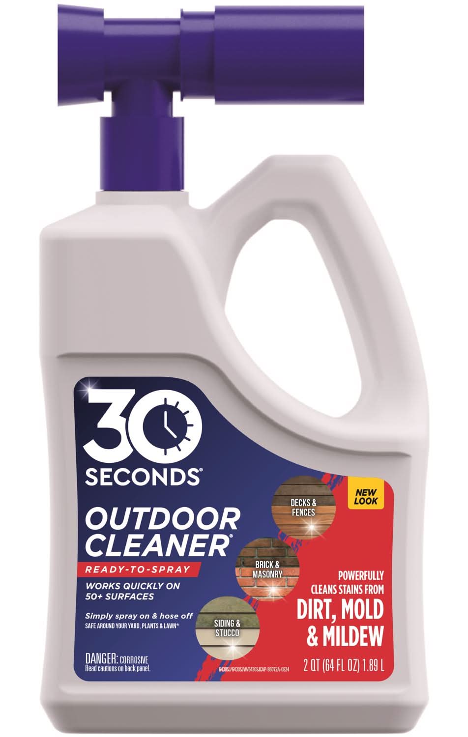 30 Seconds Outdoor Cleaner Concentrate 64 Oz