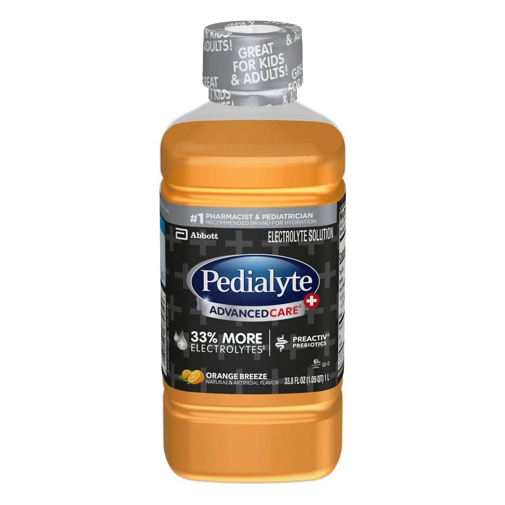 Pedialyte Advancedcare Orange Electrolyte Drink (34 fl oz)